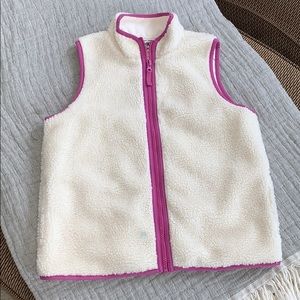 Girls Sherpa vest